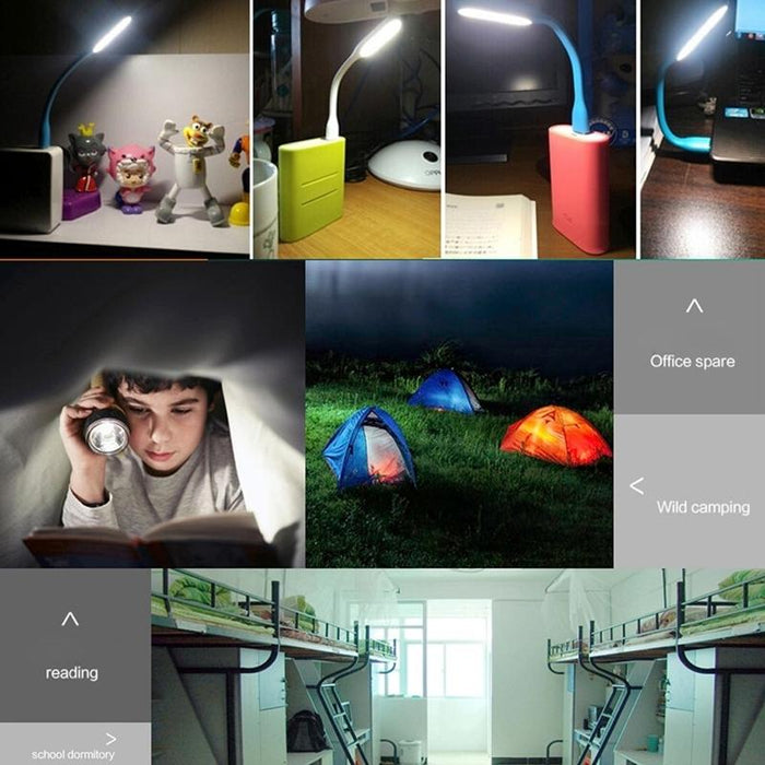 Portable Mini Usb 6 Led Light Pc / Laptop / Power Bank Compatible Flexible Arm Eye-Protection