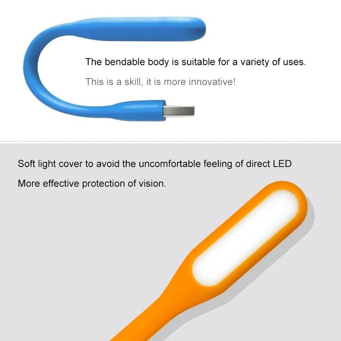 Portable Mini Usb 6 Led Light Pc / Laptop / Power Bank Compatible Flexible Arm Eye-Protection