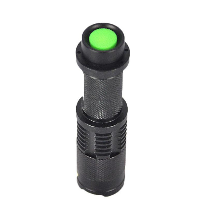 5-Mode 2200 Lm Mini Telescopic Led Flashlight Black