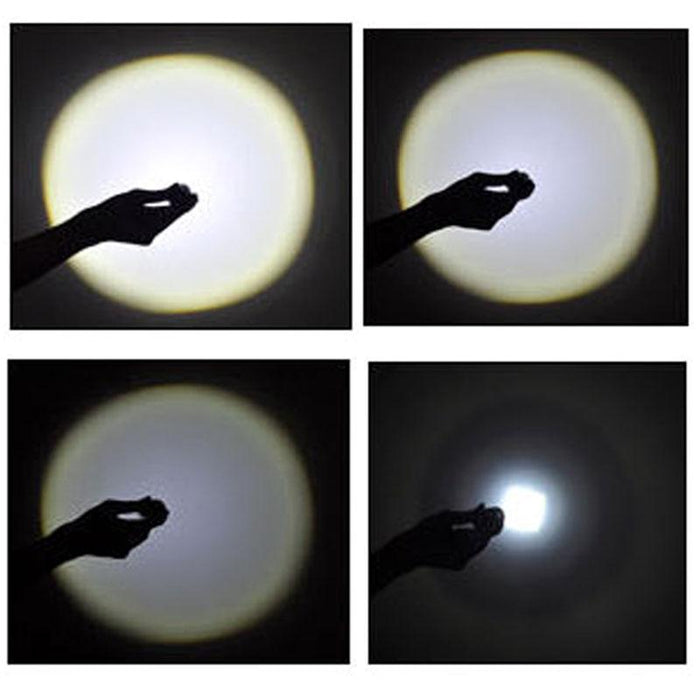 5-Mode 2200 Lm Mini Telescopic Led Flashlight Black