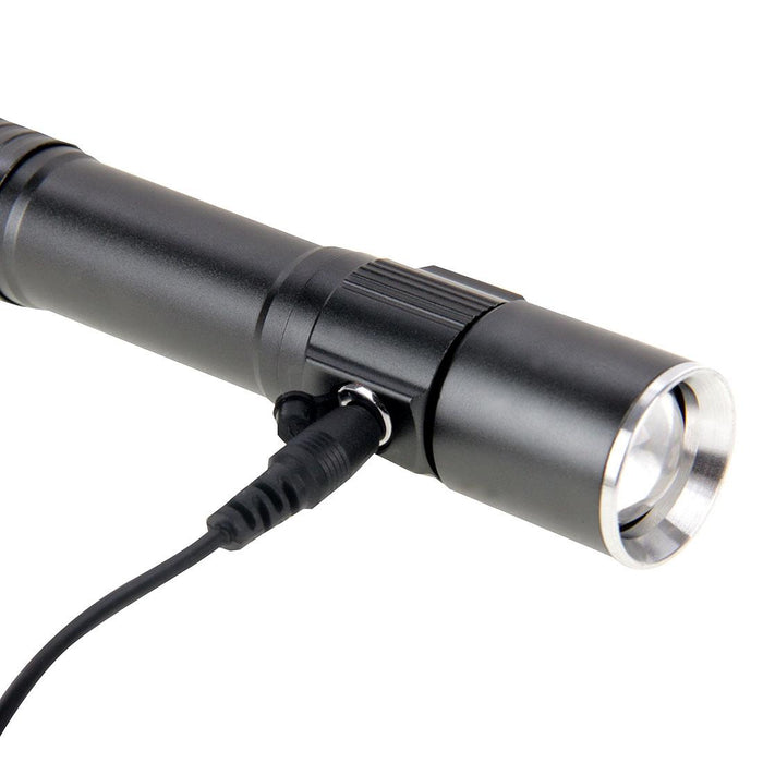Rechargeable Dimmable Flashlight With Magnetic & Lanyard