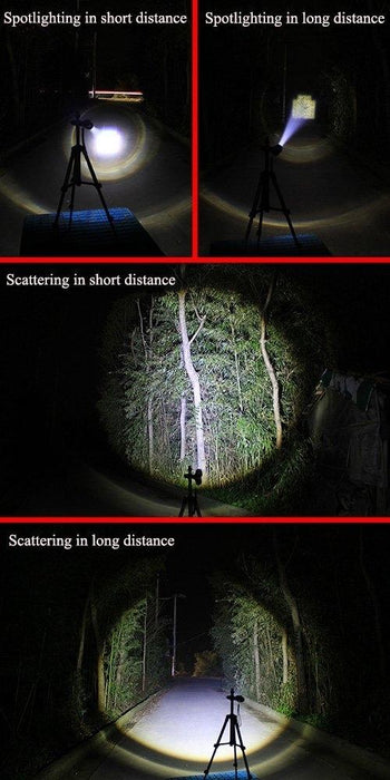 Retractable Led Flashlight With Lanyard 3 Modes