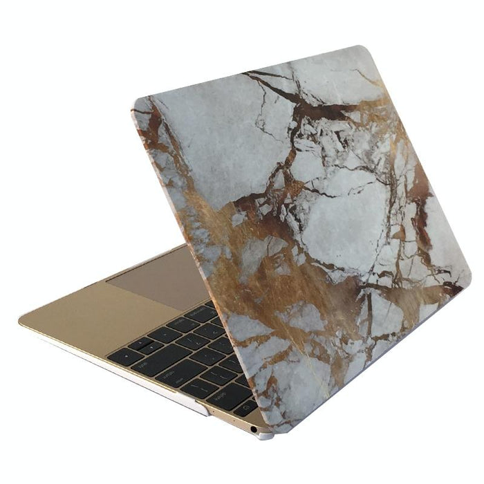 For Macbook Pro 13.3 Inch Marble Patterns Apple Laptop Water Decals Pc Protective Case