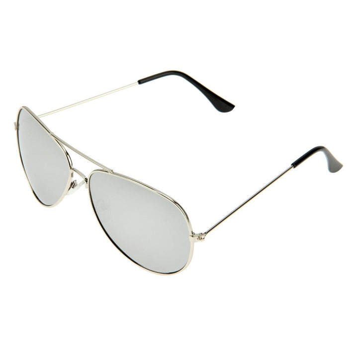 Metal Frame Uv400 Frog Mirror Sunglasses Ac Lens Protection