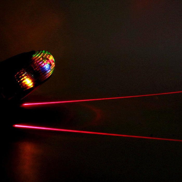 2 Laser Bicycle Safety Light With Colourful Beams