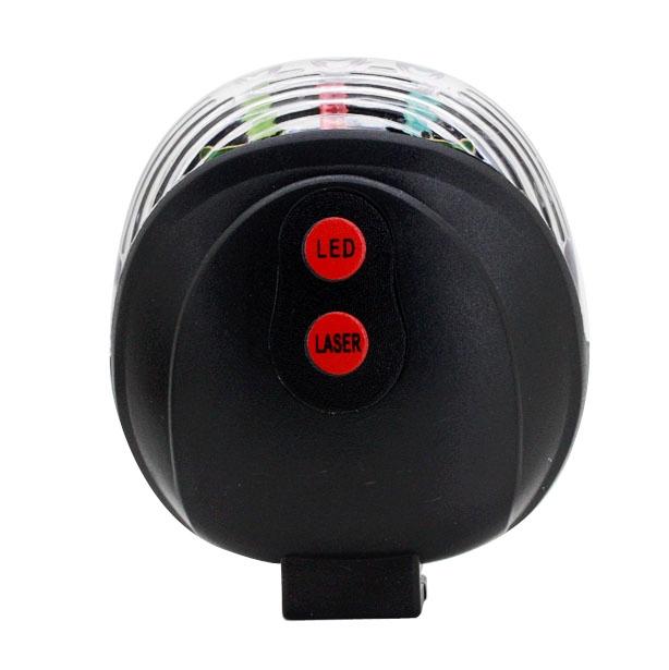 2 Laser Bicycle Safety Light With Colourful Beams