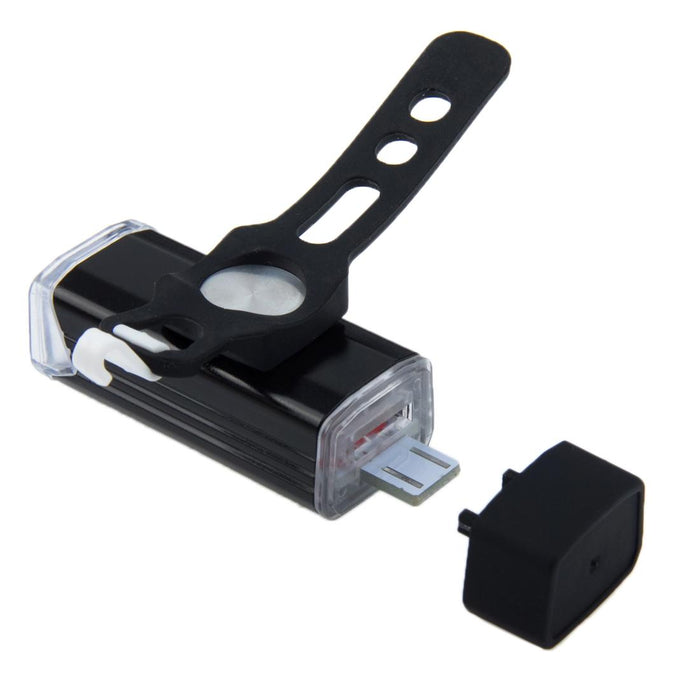 180 Lumens Usb Rechargeable Led Bike Light Black