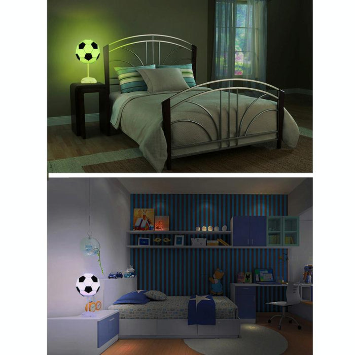 Handmade Usb Football Lamp Colourful Night Light