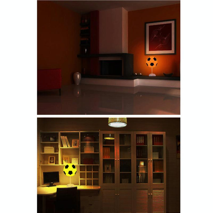 Handmade Usb Football Lamp Colourful Night Light