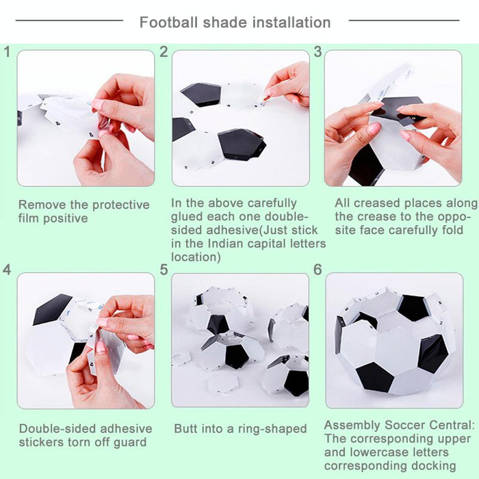 Handmade Usb Football Lamp Colourful Night Light