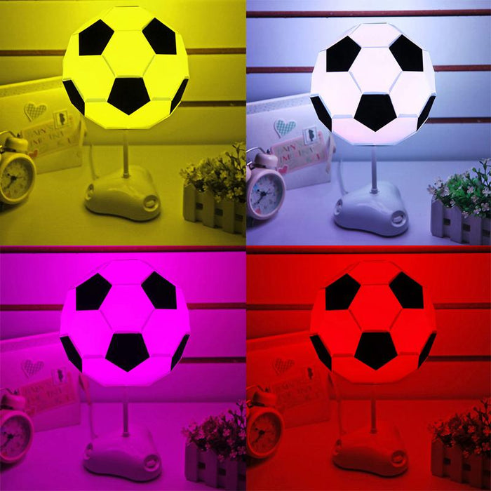 Handmade Usb Football Lamp Colourful Night Light