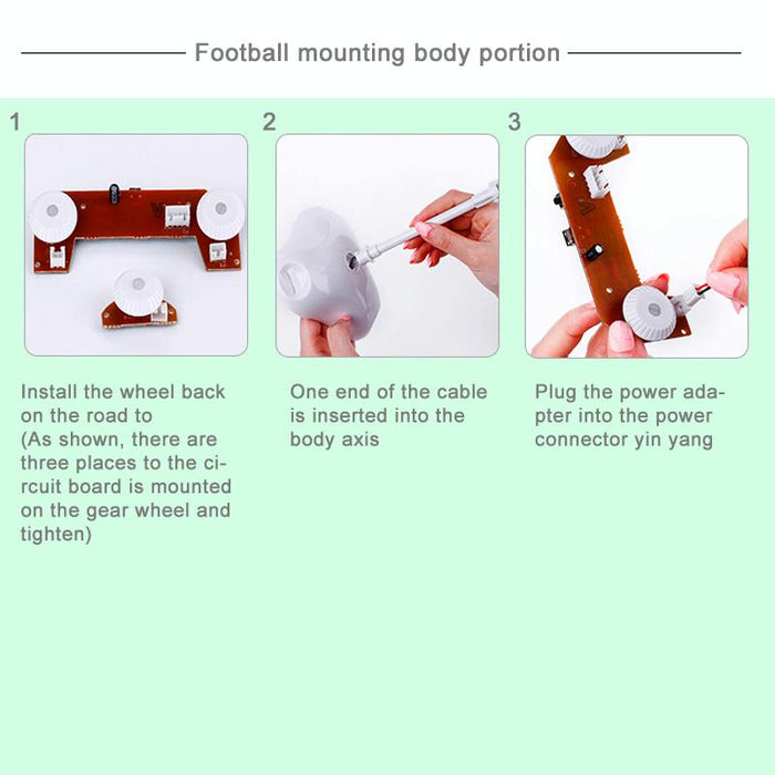 Handmade Usb Football Lamp Colourful Night Light