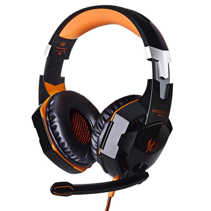 Over-Ear Gaming Headset With Mic & Led Light 2.2M Cable