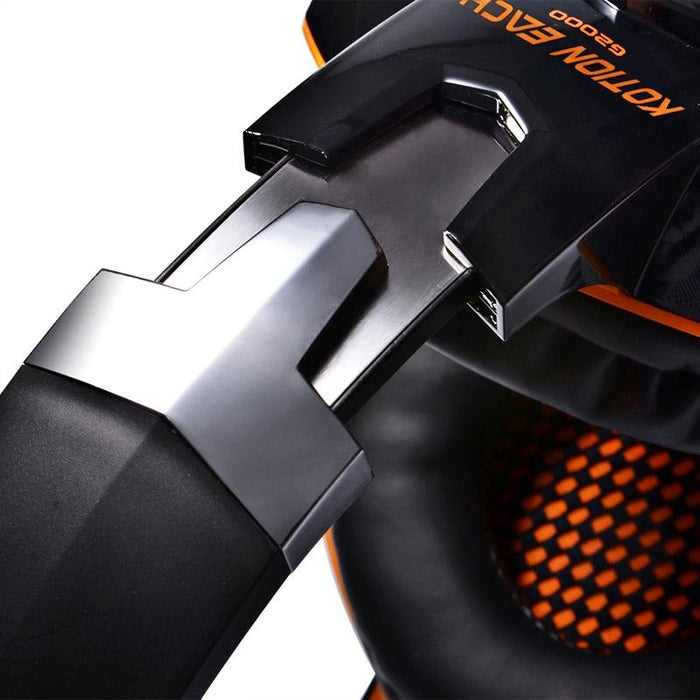 Over-Ear Gaming Headset With Mic & Led Light 2.2M Cable