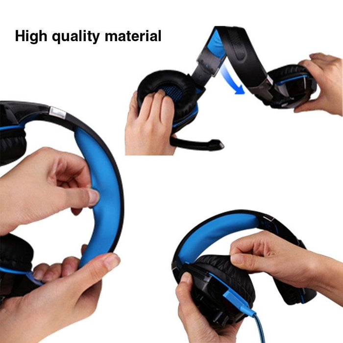 Over-Ear Gaming Headset With Mic & Led Light 2.2M Cable