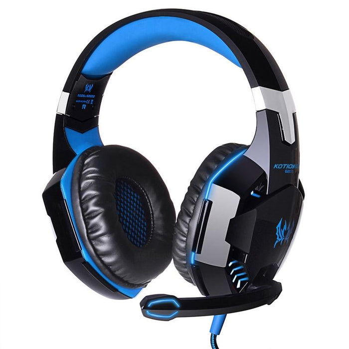 Over-Ear Gaming Headset With Mic & Led Light 2.2M Cable