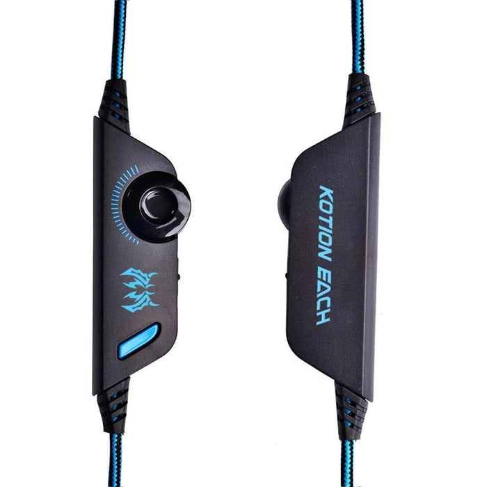 Over-Ear Gaming Headset With Mic & Led Light 2.2M Cable