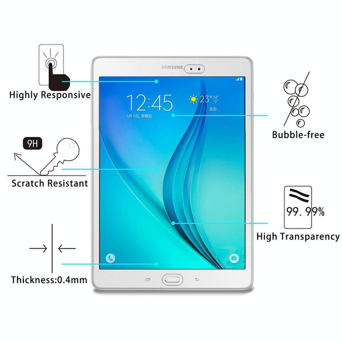 75 Pcs For Samsung Galaxy Tab A 9.7 / T550 / T555 0.4Mm 9H+ Surface Hardness 2.5D Explosion-Proof Tempered Glass Film
