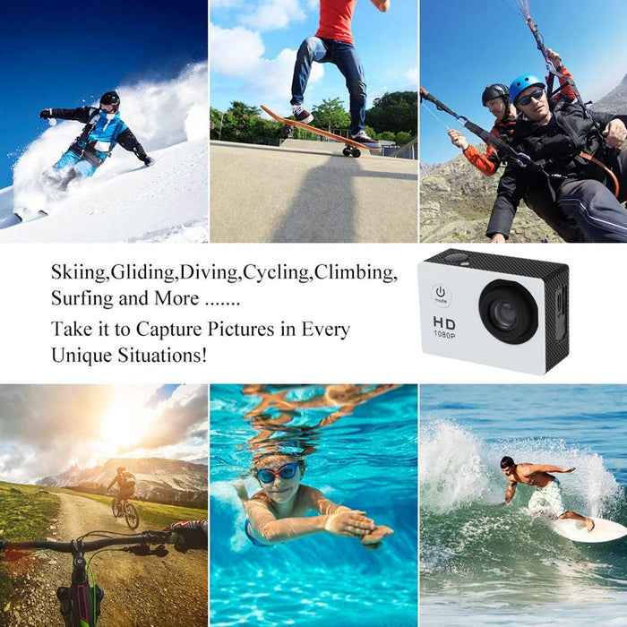 2.0 Inch Full Hd 1080P Waterproof Sports Camcorder With Lcd Screen