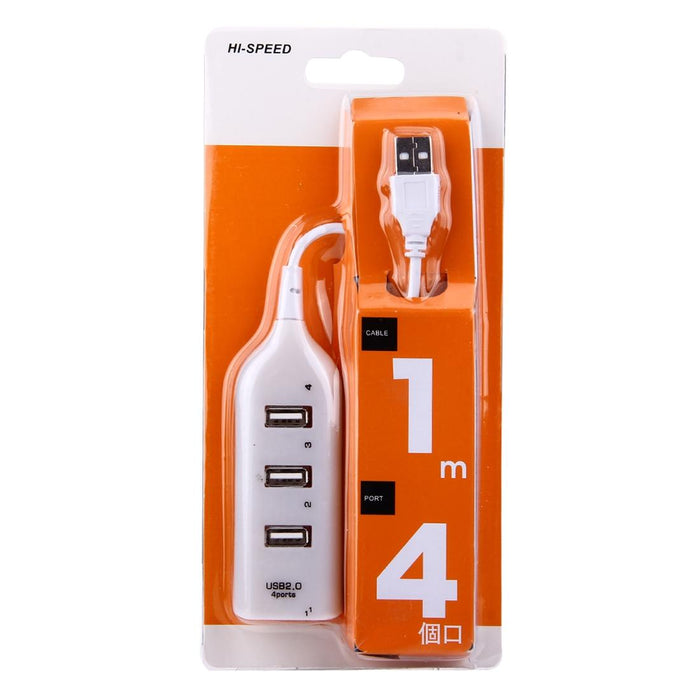 4-Port Usb 2.0 Hub 30Cm Cable Length