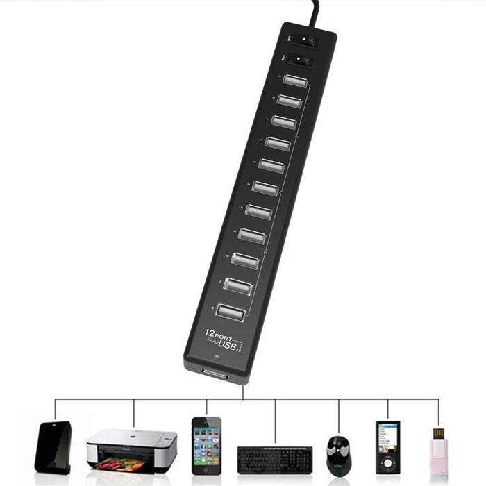 12-Port Usb 2.0 Hub For Notebooks / Netbooks
