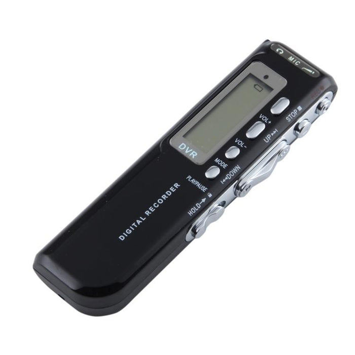 4Gb Digital Voice Recorder Dictaphone Mp3 Player Support Telephone Recording Vox Function Black Black