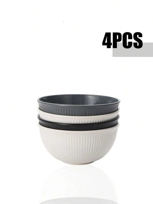 4 / 11 Piece Reusable Plastic Bowls For Camping And Picnics Microwave And Dishwasher Safe