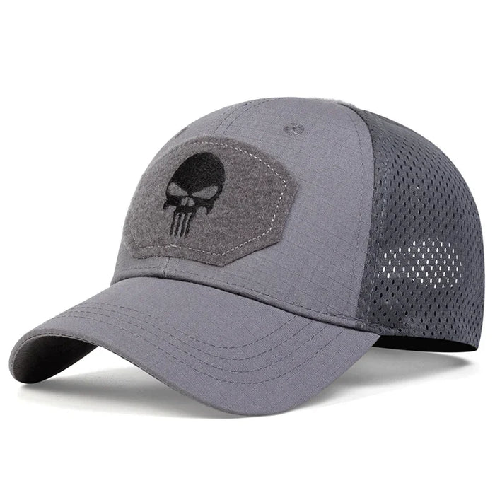 Embroidered Skull Baseball Cap Unisex Outdoor Adjustable Hat