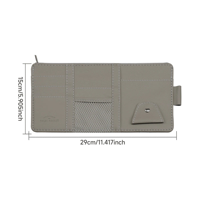 Car Sun Visor Sunglasses Holder & Organizer