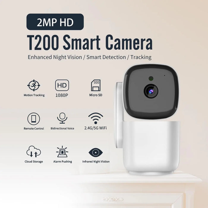 2025 Indoor Pan Tilt Smart Camera 1080P Hd Night Vision Motion Detection