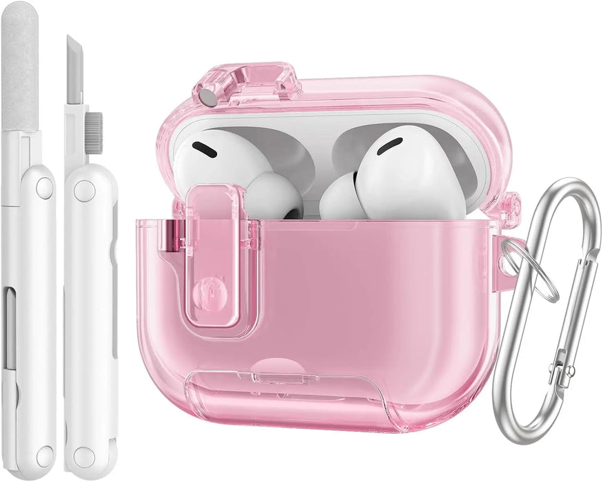 For Airpod Pro 3 2025 Shock-Proof Soft Silicone Protective Case With Keychain & Cleaning Kit Classic