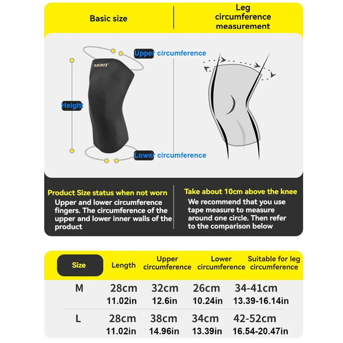 Hot & Cold Gel Knee Sleeve Pain Relief Comfort Fit