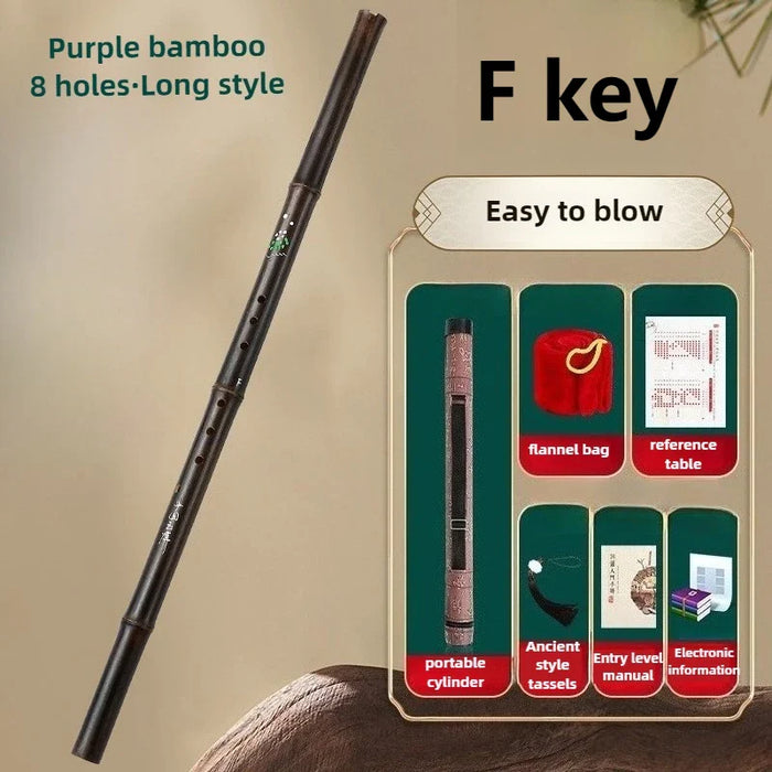 8 Hole Chinese Bamboo Flute For Beginners