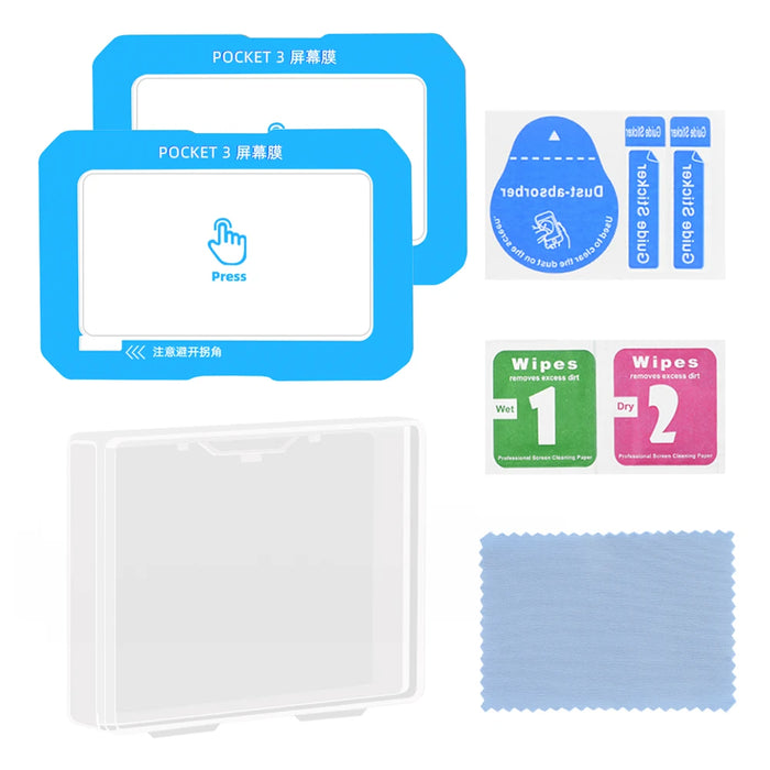 For Dji Osmo Pocket 3 Gimbal Screen Protector Camera Cap Protective Case Anti-Drop Handheld Gimbal Box Camera Lens Accessories