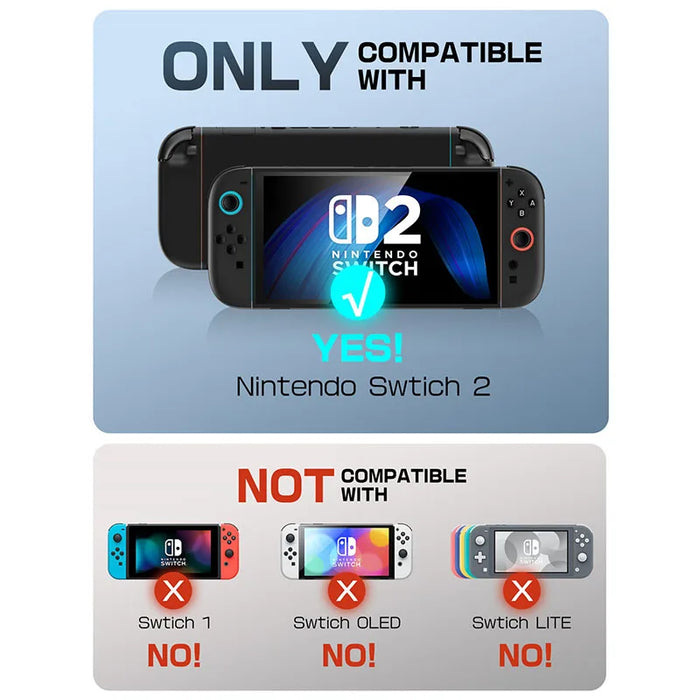 For Nintendo Switch 2 Blade Series TPU Grip Protective Dockable Case