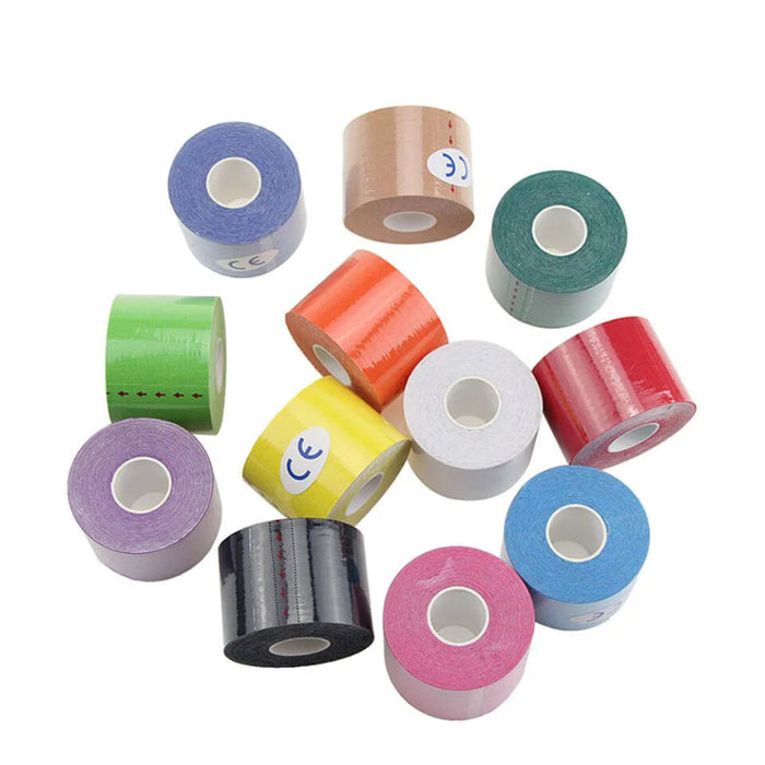 2 Kinesiology Tape Breathable Waterproof Athletic Recovery Tape For Knee Pain Relief