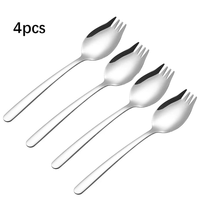 2 / 4 Piece Stainless Steel Salad Fork Set Ideal For Restaurants & Dessert Shops