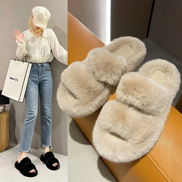 Cozy Plush Slippers For Women Soft & Warm