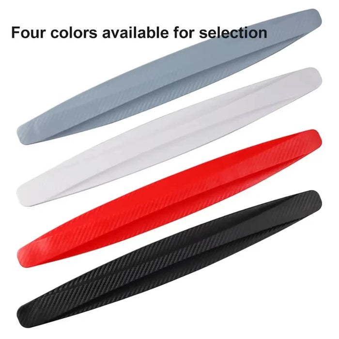 2Pcs Car Bumper Protector Strips Anti Collision Guard For Corner Protection