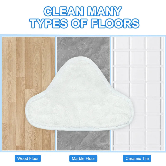 3 Pieces Steam Mop Pad Mop Clean Washable Cloth Microfiber Washable Mop Head In Mop Reusable Cloth For H2O X5 Model 25*18 Cm