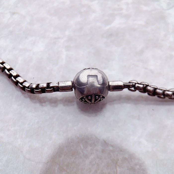 925 Sterling Silver Karma Diy Chain Bracelet Men & Women Fashion Jewelry