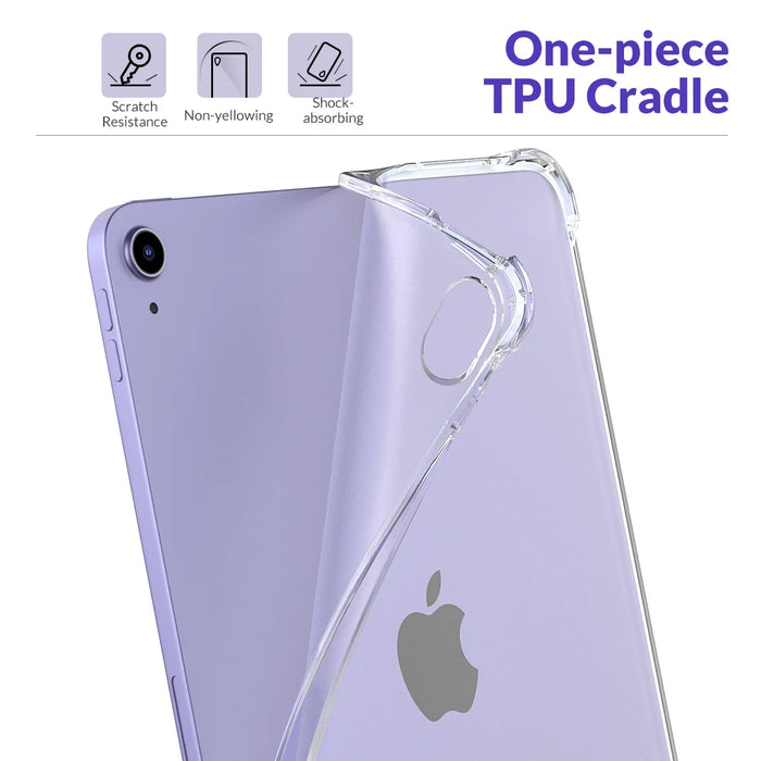 For Ipad Air 11 Inch M3 / M2-2025 / 2024 Ipad Air 5Th / 4Th Generation 2022 / 2020 10.9 Inch Slim Tpu Clear Transparent Case