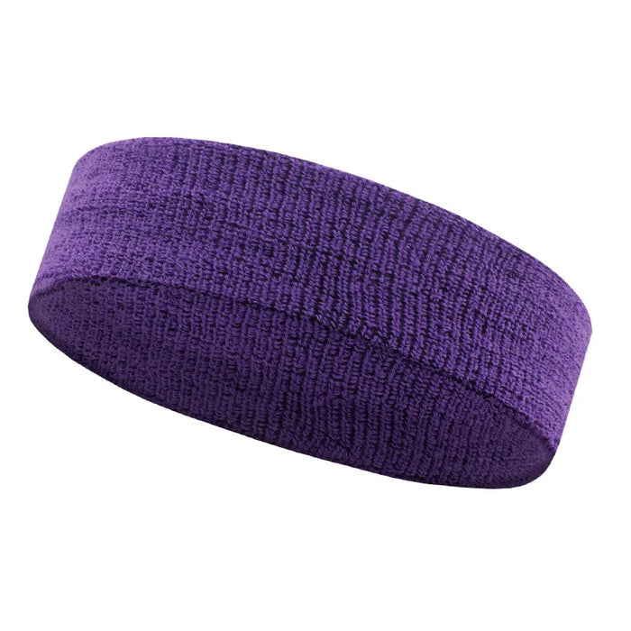 Sport Headbands For Men & Women Terry Cloth Sweat Band For Tennis Running Basketball Fitness