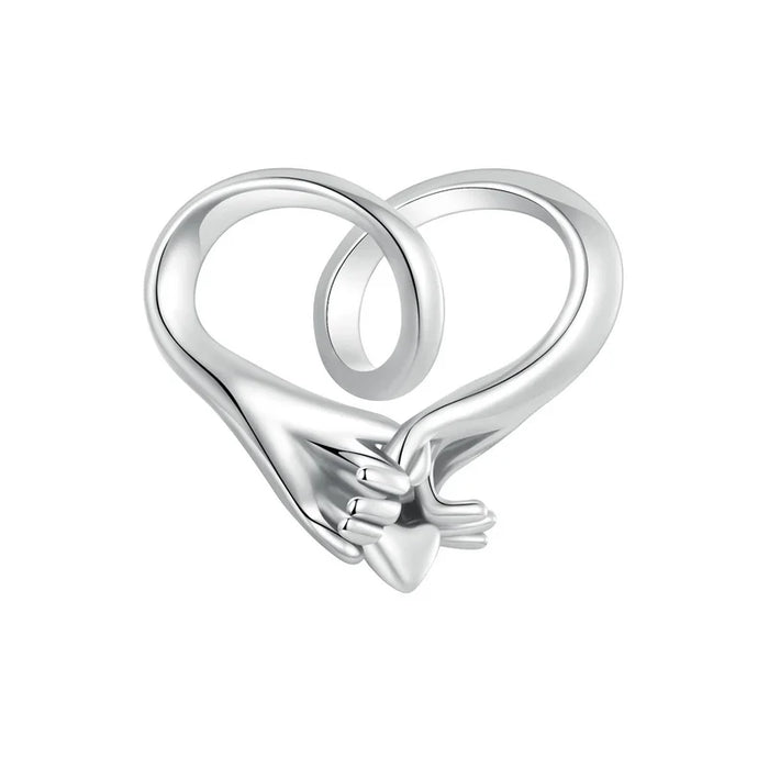 925 Sterling Silver Pinky Swear Charm Beads