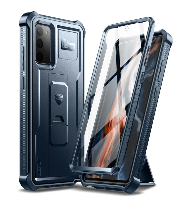 For Samsung Galaxy Note 20 Full Body Heavy Duty Military Grade Protection Shockproof Case Bracket With Built In Screen Protector