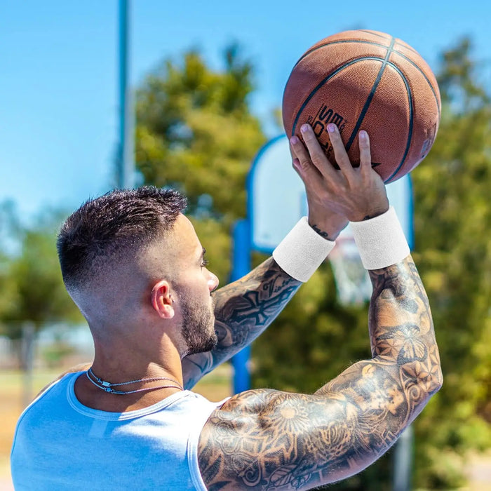 Absorbent Wrist Sweatbands For Sports