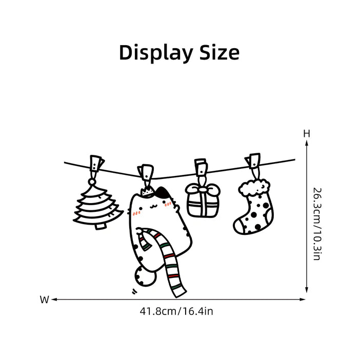 Adorable Animal Pattern Laundry Wall Sticker For Bedroom Decor