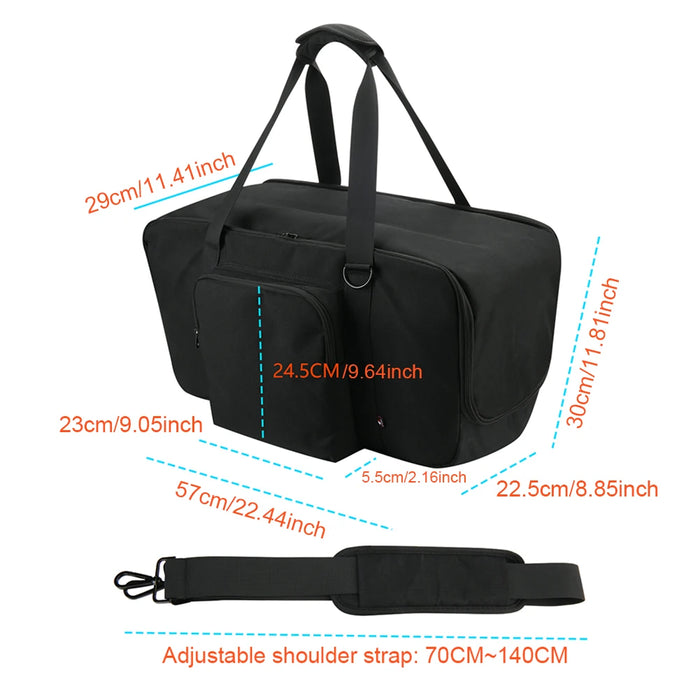 Storage Bag For Jbl Partybox Club 120 Portable Party Speaker Protective Case Portable Speaker Carry Case With Shoulder Strap