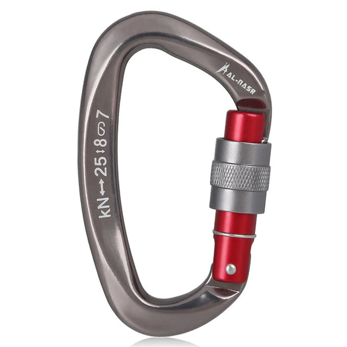 25Kn D Shape Carabiner For Climbing & Rappelling