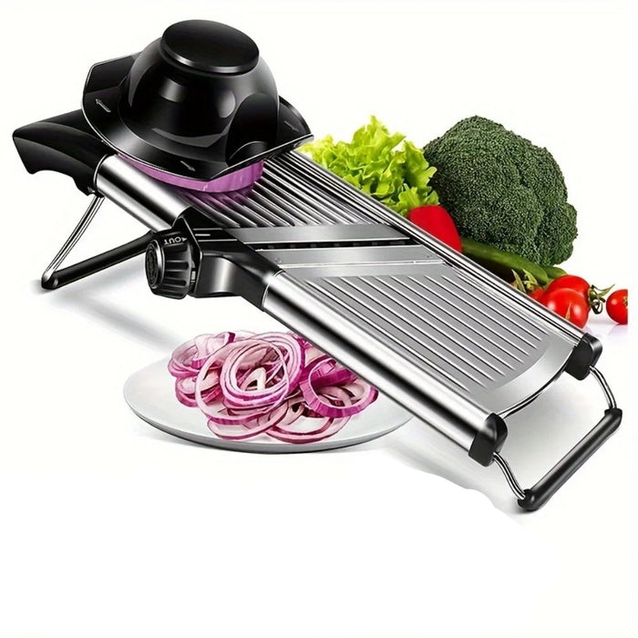 Adjustable 5 Blade Mandoline Slicer Stainless Steel Vegetable Slicer